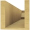 Ekena Millwork 6in. W x 6in. H x 36in. L Clemmons Woodgrain TimberThane Rafter Tail, Primed Tan RFTUR06X06X36CLERCPR - alternate 4